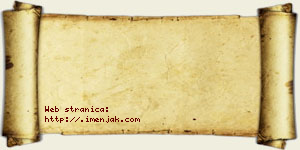 Hana Jerković vizit kartica